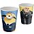 Kit Festa MEU MALVADO FAVORITO MINIONS 8 Pratos + 8 Copos Descartável 200 Ml Papel - FESTCOLOR - Imagem 4