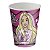 Kit Festa BARBIE  8 Pratos + 8 Copos Descartável 200 Ml Papel - FESTCOLOR - Imagem 3