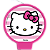 VELA HELLO KITTY ROSA FESTCOLOR - Imagem 3