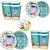 Kit Festa  PEPPA PIG 8 Pratos + 8 Copos Descartável 180 Ml Papel - REGINA - Imagem 1