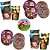 Kit Festa  MASHA E O URSO 8 Pratos + 8 Copos Descartável 180 Ml Papel - REGINA - Imagem 1