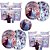 Kit Festa FROZEN DISNEY  8 Pratos + 8 Copos Descartável 180 Ml Papel - REGINA - Imagem 1