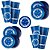 Kit Festa  CRUZEIRO  8 Pratos + 8 Copos Descartável 180 Ml Papel - REGINA - Imagem 1