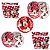 Kit Festa  MINNIE MOUSE 16 Pratos + 16 Copos Descartável 180 Ml Papel - REGINA - Imagem 1