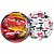 Kit Festa CARROS DISNEY 16 Pratos + 16 Copos Descartável 180 Ml Papel - REGINA - Imagem 3