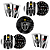 Kit Festa ATLETICO MINEIRO 16 Pratos + 16 Copos Descartável 180 Ml Papel - REGINA - Imagem 1