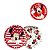 8 PRATO BOLO FESTA MINNIE MOUSE DE PAPEL 18 CM REGINA - Imagem 1