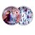 8 PRATO BOLO FESTA  FROZEN DISNEY  DE PAPEL 18 CM REGINA - Imagem 3