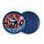 8 PRATO BOLO FESTA  CAPITAO AMERICA  DE PAPEL 18 CM REGINA - Imagem 3