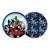 8 PRATO BOLO FESTA  VINGADORES AVENGERS  DE PAPEL 18 CM REGINA - Imagem 2
