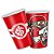 8 COPO PAPEL FESTA  INTERNACIONAL 180ML REGINA - Imagem 2