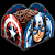 50 PORTA FORMINHA CAPITAO AMERICA Regina - Imagem 2