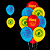 25 BALAO  LGBT REDONDO  PRIDE 9 pol  ( Regina ) - Imagem 2