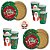 Kit Festa NATAL 8 Pratos + 8 Copos Descartável 200 Ml Papel - FESTCOLOR - Imagem 1