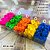 KIT 200 Forminhas De Doces Festa 5 Cores ROSA NEON + VERDE NEON + LARANJA N + AMARELO NEON + AZUL NEON - Imagem 1