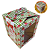 5 CAIXAS PARA PANETONE 100G C/VISOR BENGALAS NATALINAS OUTLET - D18 12290 - Imagem 3