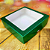 10 Caixa Verde Escuro Textura com Visor S21 15x15x4cm ASSK - Imagem 3