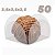 50 Forminhas Para Doces Acetato 3,5x3,5 Transparente YIN P0047 - Imagem 2