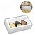 5 CAIXAS OVOS DE PASCOA DEGUSTACAO C/ MOLDURA 3X100G BRANCO - PASCOA ESSENCIAL 5320  (PÁSCOA IDEIA 2025) - Imagem 3