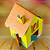 10 CAIXAS CASINHA - 8X8X13 CM PASCOA DIVERTIDA  5362 (PÁSCOA IDEIA 2025) - Imagem 1