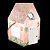 05 CAIXAS CASA C/ ALCA - 10X10X17 CM - COELHINHO ENCANTADO 5410 (PÁSCOA IDEIA 2025) - Imagem 4