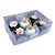 10 CAIXA P/ 06 DOCES ACETATO INCOLOR 12X8X4 5029 (IDEIA) ESSENCIAL - Imagem 2