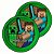 8 PRATO FESTA MINECRAFT DE PAPEL 18 CM FESTCOLOR - Imagem 1