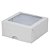 10 CAIXA COM VISOR BRANCO S16 7X7X3CM - ASSK - Imagem 3