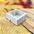 10 CAIXA COM VISOR BRANCO S16 7X7X3CM - ASSK - Imagem 2
