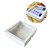10 CAIXA COM VISOR BRANCO S8 19X19X4 CM - ASSK - Imagem 1