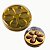 10 CAIXA P/ 6 BOMBONS GOURMET - DOURADO BWB 14360 BWB EMBALAGEM - Imagem 1