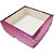 10 CAIXA ROSA TEXTURA COM VISOR S22 20X20X6 CM  ASSK - Imagem 2