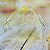 10 Saco de Organza MÉDIO P/ Presente OURO 13 x 18 cm (Ex) - Imagem 1