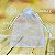 10 Saco de Organza MÉDIO P/ Presente BRANCO 13 x 18 cm (Ex) - Imagem 1