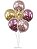 Suporte para balão com base 70 cm Transparente com 7 varetas MESA  (Ex) - Imagem 6