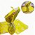 25 SACO ENVELOPE BOPP COELHO E CENOURAS AMARELO 24X24  INOVE - Imagem 2