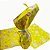 25 SACO ENVELOPE BOPP COELHO E CENOURAS AMARELO 24X24  INOVE - Imagem 3