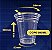 50 COPO BOLHA 380/400 ML PET RESISTENTE COM TAMPA BOLHA S/F 98 MM 14OZ (FNS) (GOODPACK) - Imagem 2