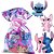 40 SACOLINHA  STITCH  E ANGEL SURPRESA  20x29 CROMUS - Imagem 3