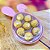 4 CAIXA ACRÍLICA COELHO ROSA P/8 DOCES C/BERÇO PÁSCOA CHOCOBRAZ - Imagem 2