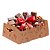 05 CESTA DIA DAS MÃES FLORAL FLORES DO CAMPO 27X19,5X10 5468  (IDEIA MÃES 2025) - Imagem 4