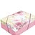 10 CAIXA DIA DAS MÃES RETANGULAR  C/TAMPA E ELASTICO M  ROSAS 35X25X11cm 5532  (IDEIA MÃES 2025) - Imagem 3