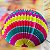 1 DECORAÇÃO DE BOLA COLORIDA 24 CM 6132-5 FESTA JUNINA 2025  (EX) - Imagem 3
