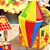 10 CACHEPOT BALÃO 5519 ARRAIÁ 10X10X20cm IDEIA FESTA JUNINA 2025 - Imagem 2
