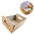10 CESTA CAIXOTE DIA DAS MAES KRAFT 20X15,4X10 CHOCOBRAZ 2025 - Imagem 1