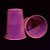 50 COPO ECONÔMICO DESCARTAVEL ROSA NEON 200ml (PLASTIK) - Imagem 3