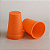50 COPO ECONÔMICO DESCARTAVEL LARANJA NEON 200ml (PLASTIK) - Imagem 4