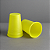 50 COPO ECONÔMICO DESCARTAVEL AMARELO NEON 200ml (PLASTIK) - Imagem 4