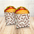 50 SACOS DE PAPEL  HAMBURGUER 10 CM X 11 ( Regina ) - Imagem 2