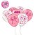 25 BALÃO BEXIGA FESTA  ANGEL STITCH ROSA  n°9 FESTCOLOR - Imagem 1